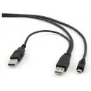 Gembird CCP-USB22-AM5P-3 Dual USB 2.0 kabel AMX2-AM5P 0,9m