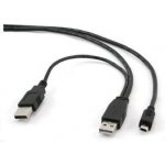 Gembird CCP-USB22-AM5P-3 Dual USB 2.0 kabel AMX2-AM5P 0,9m – Zboží Mobilmania