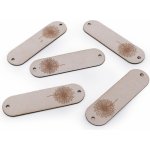 Pro Háčkování Hand Made štítek z eko kůže šedobéžový – Hledejceny.cz