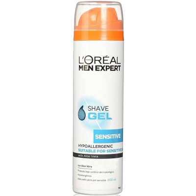 L'Oréal Men Expert Sensitive gel na holení pro citlivou pleť 200 ml – Zboží Mobilmania