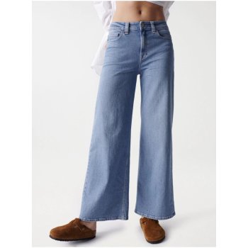 Salsa Jeans dámské široké džíny modré