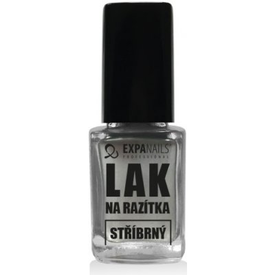 Expa-nails lak na razítka stříbrný 12 ml