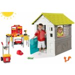 Smoby set domeček Jolie s 3 okny a 2 žaluziemi a pracovní dílna Mecanics s doplňky 810708-1 – Zboží Dáma