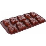 Banquet Formičky na čokoládu silikonové Culinaria Brown 20,4x10,5cm zvířátka – Sleviste.cz