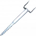 Zemní vrut se stavitelnou patkou U 80–170 mm, celková délka 885 mm – Sleviste.cz