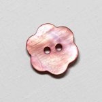 Knoflík Drops 615 - kytička (pudrová) 15 mm – Zboží Dáma