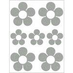 Reflexní nažehlovací motivy - kytky – Zboží Dáma