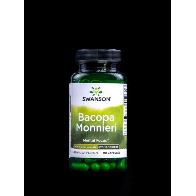 Swanson Bacopa Monniera BaCognize Extract 250 mg 90 kapslí – Hledejceny.cz