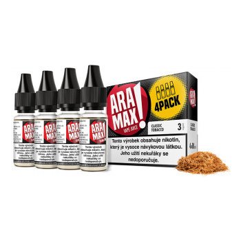 Aramax 4Pack Classic Tobacco 4 x 10 ml 18 mg