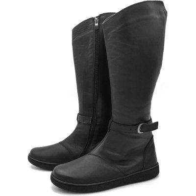 URBAN LADIES Kožené dámské kozačky 9605 T25 AZA černé – Sleviste.cz