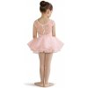 Dívčí taneční sukně a dresy Trikot Bloch Velentine CL8212 cukrová růžová