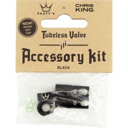 ventilek Peaty's x Chris King MK2 Tubeless Valves Accessory Kit černá