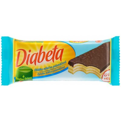 Diabeta Oplatka mléčná DIA 45 g – Zboží Dáma