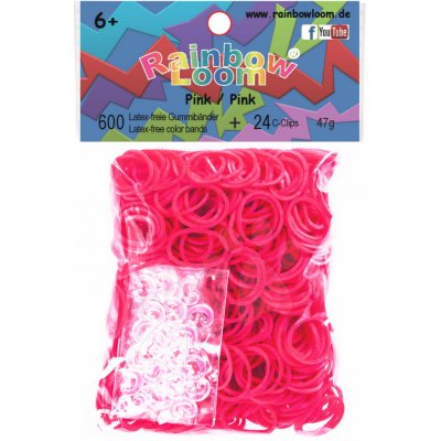 RAINBOW LOOM Original gumičky 600 kusov ružová – Zboží Dáma