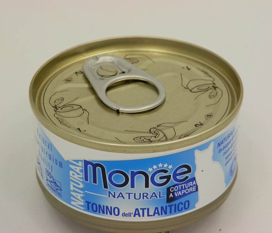 Monge Natural Cat atlantický tuňák 80 g
