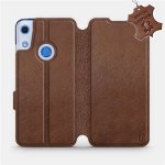 Pouzdro Mobiwear Flip Huawei Y6S / Honor 8A - Hnědé - kožené - L_BRS Leather hnědé – Zboží Mobilmania