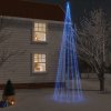 Vánoční stromek zahrada-XL Vánoční strom s hrotem 1 134 modrých LED diod 800 cm