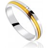 Prsteny MPM Snubní ocelový prsten z chirurgické oceli Wedding ring 70130 A