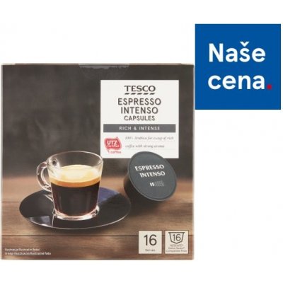 Tesco Espresso Intenso 16 x 7 g od 100 Kč - Heureka.cz