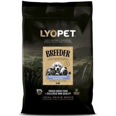 Lyopet pro štěňata Krůtí maso 4 kg – Zbozi.Blesk.cz