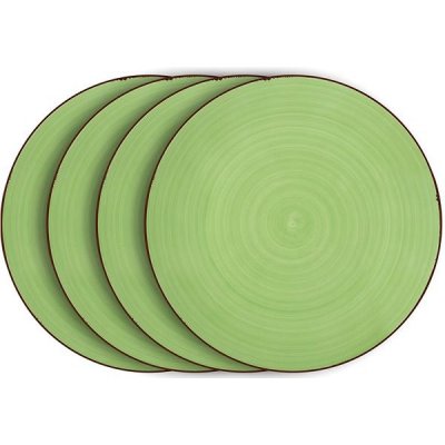 Lamart LT9055 talíře 4 ks 26,8 cm zelená