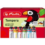 Herlitz Tempery 6 barev, tuba 16ml