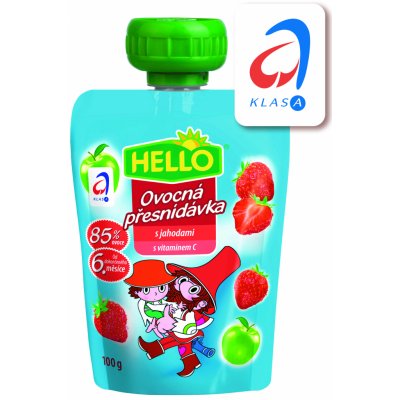 Hello ovocná kapsička s Jahodami 100 g – Zbozi.Blesk.cz