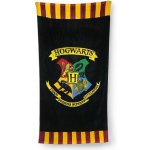 CurePink Osuška - ručník Harry Potter: Erb Bradavic - Hogwarts (75 x 150 cm) [347964] – Zboží Dáma