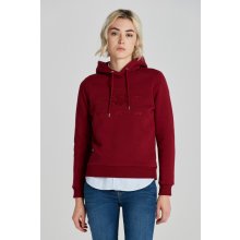 Gant mikina REG TONAL SHIELD HOODIE červená