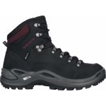 Lowa Renegade Gtx MID Ws dámske topánky black/burgundy – Sleviste.cz