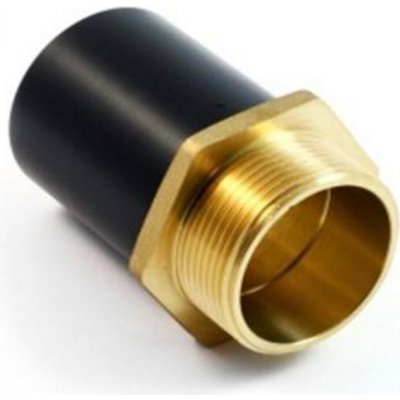 FOX FITTINGS HDPE100 Přechod PE/Mosaz SDR11 vnější závit DN 50-11/2\", PEBR050040M – Zbozi.Blesk.cz