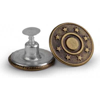 Riflový knoflík Jeans velikost 32", střední, 11 staromosaz – Hledejceny.cz