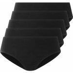 ESMARA Dámské kalhotky 5 kusů černá – Zboží Mobilmania