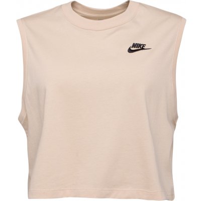Nike SPORTSWEAR CLUB Dámské tílko béžová – Hledejceny.cz