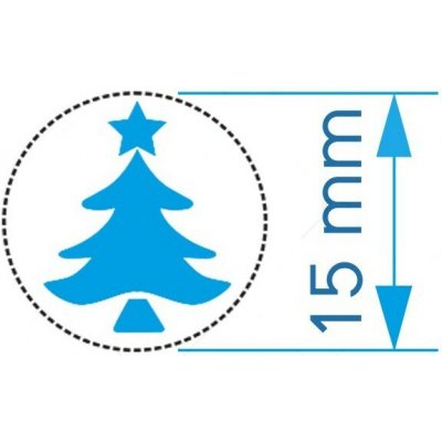 Wiler děrovačka ozdobná Vánoční stromeček 15 mm – Sleviste.cz
