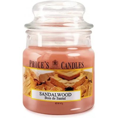 PRICE´S MINI svíčka ve skle Santalové dřevo - hoření 30h