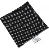 Hřejivý polštářek Babyrenka nahřívací polštářek 15x15 cm z třešňových pecek Dots black