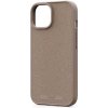Pouzdro a kryt na mobilní telefon Pouzdro Njord Fabric MagSafe Case iPhone 15 Sand růžové