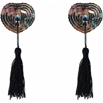 Lola Games Pasties Burlesque Gipsy Silver - lepítka na bradavky – Zboží Dáma