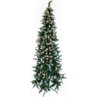 Eurolamp Vánoční stromek SLIM 210 cm jedle EU0178 – Hledejceny.cz
