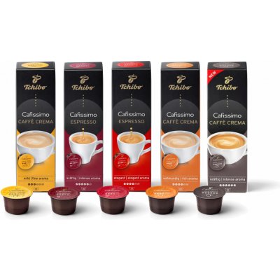 Tchibo Cafissimo Kapsle do kávovarů Cafissimo Caffe Crema 50 ks – Zboží Dáma