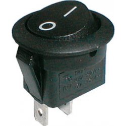 Tipa Přepínač kolébkový kul. 2pol./2pin ON-OFF 250V/6A