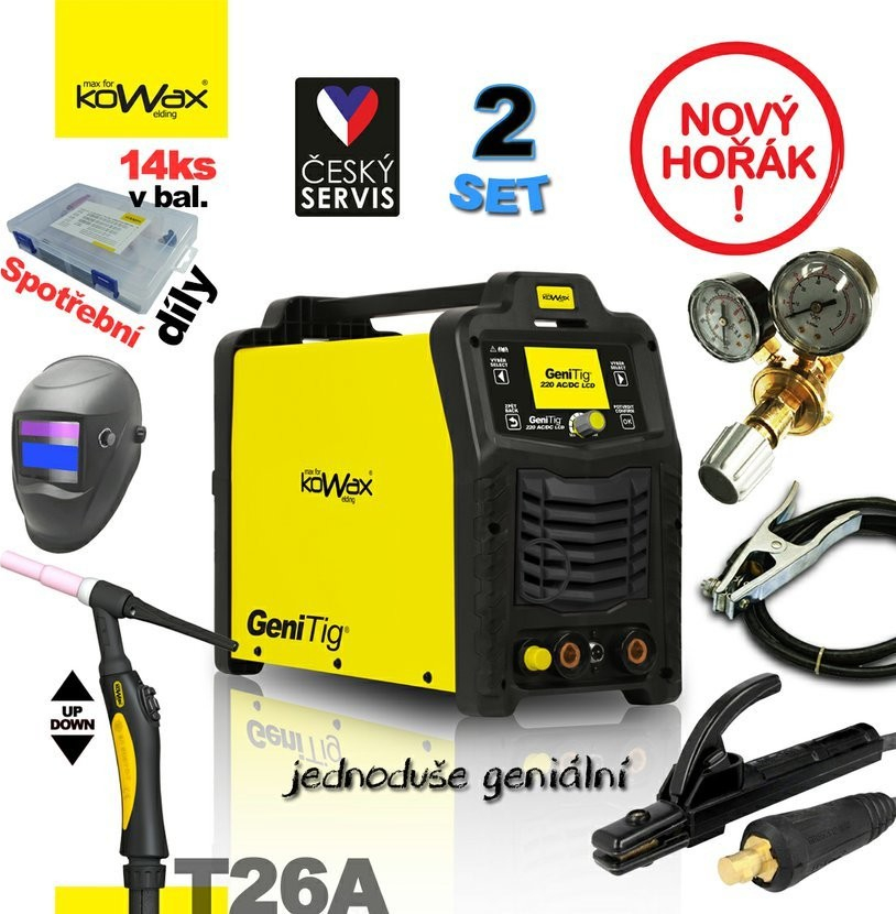 Kowax GeniTig 220AC/DC LCD set 02