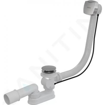 Ravak Odtokové systémy - Vanová odtoková a přepadová souprava, délka 570 mm, bowden, chrom, X01507 – Hledejceny.cz