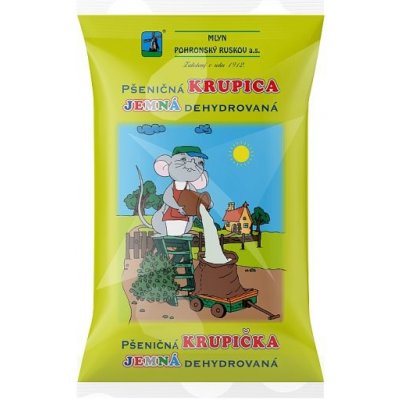 Mlyn Pohronský Ruskov Pšeničná krupice jemná dehydrovaná 0,5 kg – Sleviste.cz
