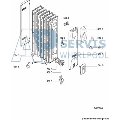 Whirlpool 481244218014 kryt radiatoru plech – Zbozi.Blesk.cz