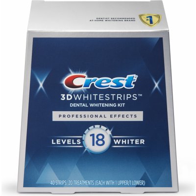 Crest 3D White Professional Effects bělící pásky 40 ks od 2 038 Kč - Heureka .cz