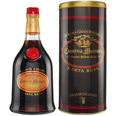 Cardenal Mendoza brandy Carta Real 40% 0,7 l (tuba) – Zboží Mobilmania