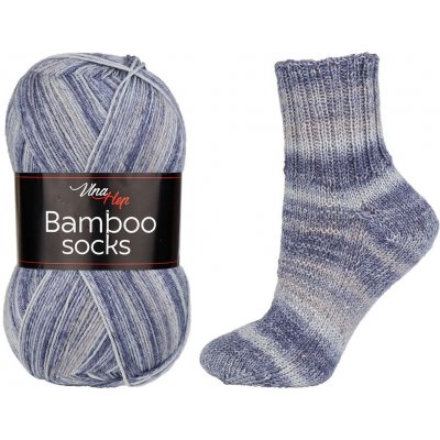 Vlna Hep Bamboo Socks - ponožková příze - složení vlna 75% a 25% bambusová viskoza Barva: 7908 – Zboží Mobilmania