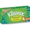 Papírový kapesník Kleenex Balsam papírové kapesníčky s výtažkem z měsíčku lékařského 3-vrstvé 64 ks